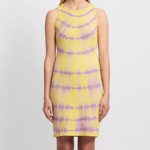 Raquel Allegra Acid Light Racerback Tank Dress Size S